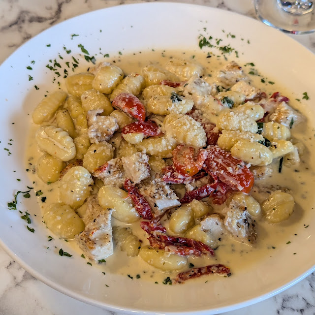 Gnocchi Gorgonzola with Shrimp