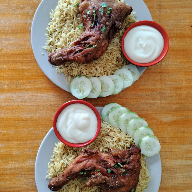 Middle Eastern Chicken Biryani Family Platter