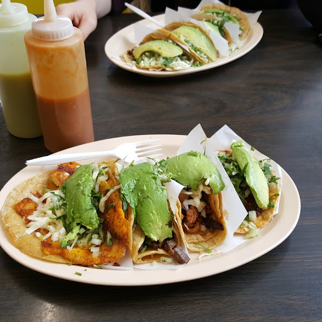 Tacos De Pescado Pastor Y Asada
