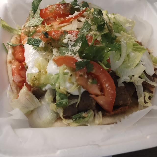 Gyro Salad with Feta and Tomatoes