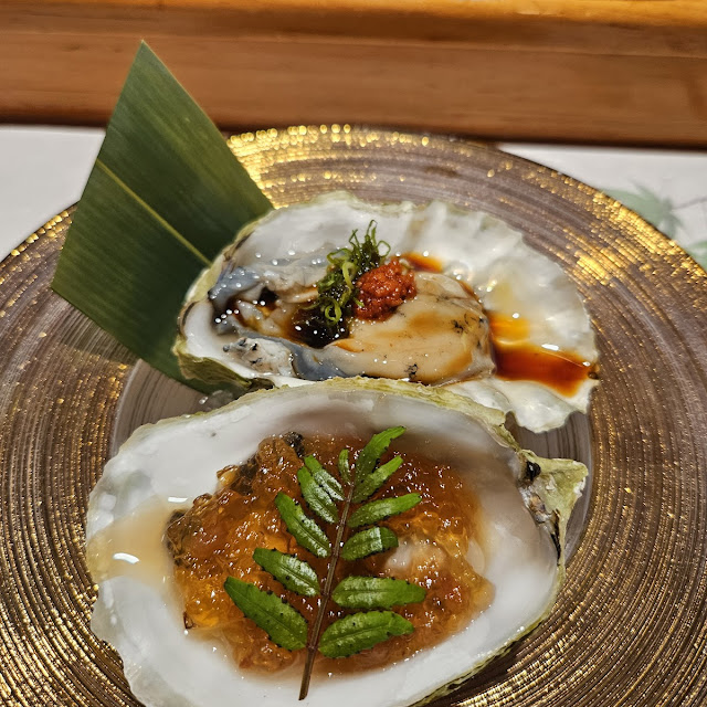 Oysters with Plum Sauce Oyster with Ponzu