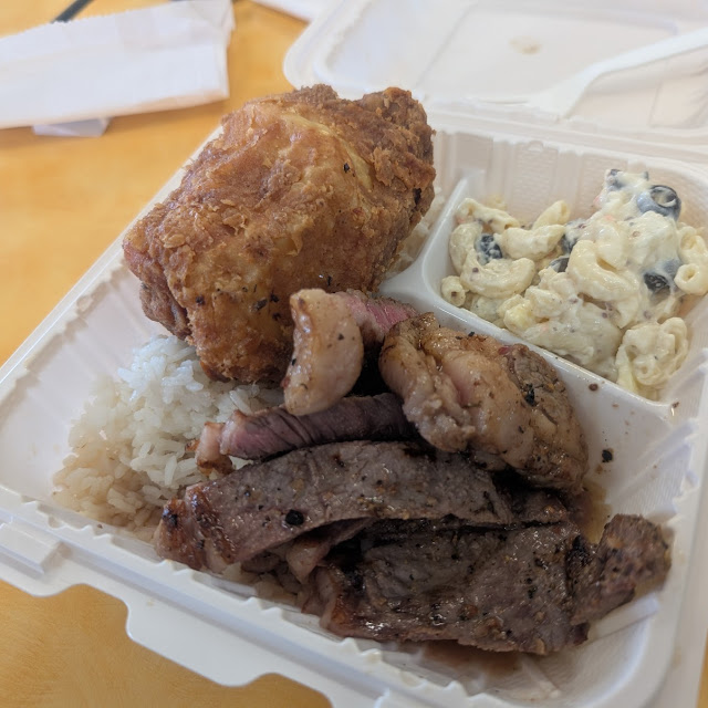 Fried Chicken and Steak Plate