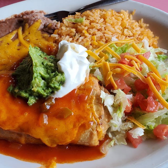 Two 2 Chimichanga Combination Dinner