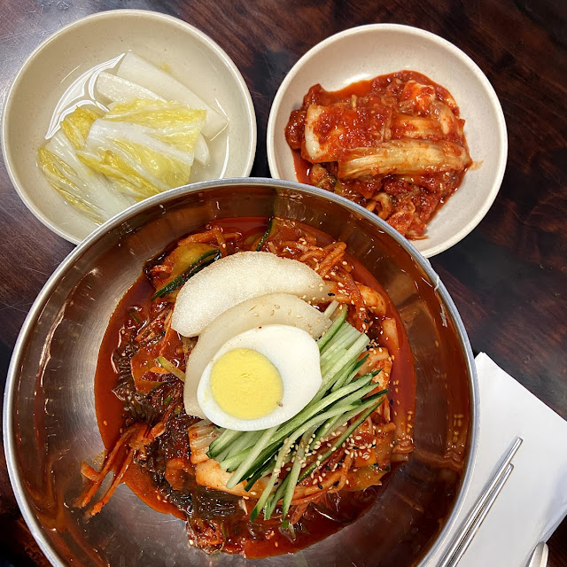 Cold Kimchi Noodle Soup Dongchimiguksu