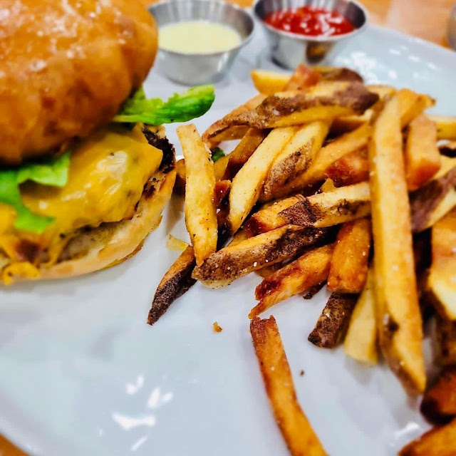 Burger and Fresh Cut Fries