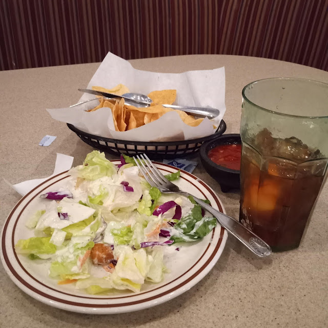 Salad and Iced Tea