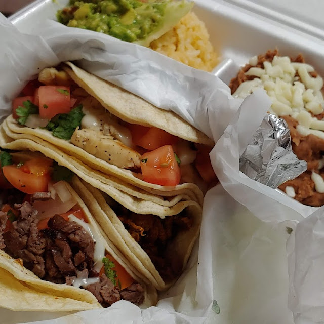 Tacos with Rice and Beans
