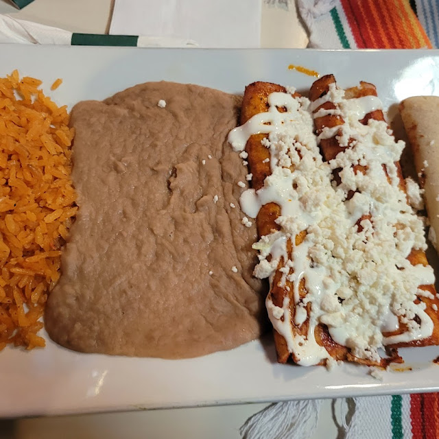 Rice Beans Enchiladas and Quesadilla That Tasted Terrible