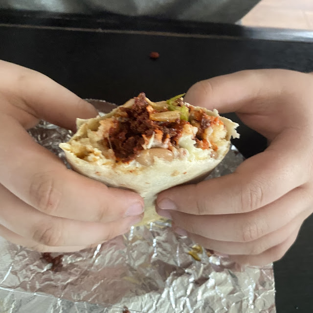 Burrito with Mexican Sausage