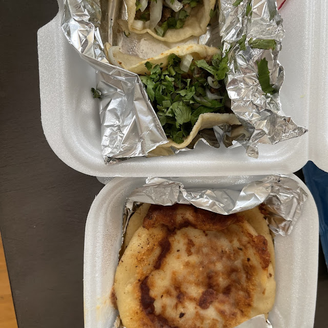 Tacos De Asada and Pupusas