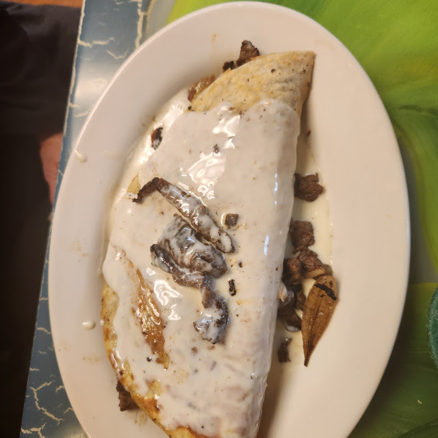 Quesadilla Fajita Burrito