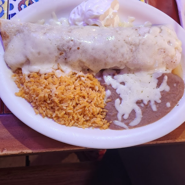 Beef Burrito Rice and Beans