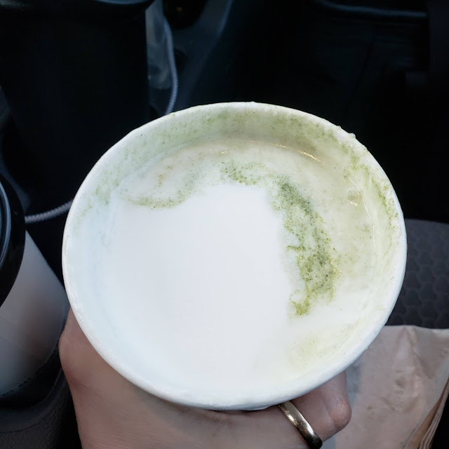 Cheese-Covered Matcha