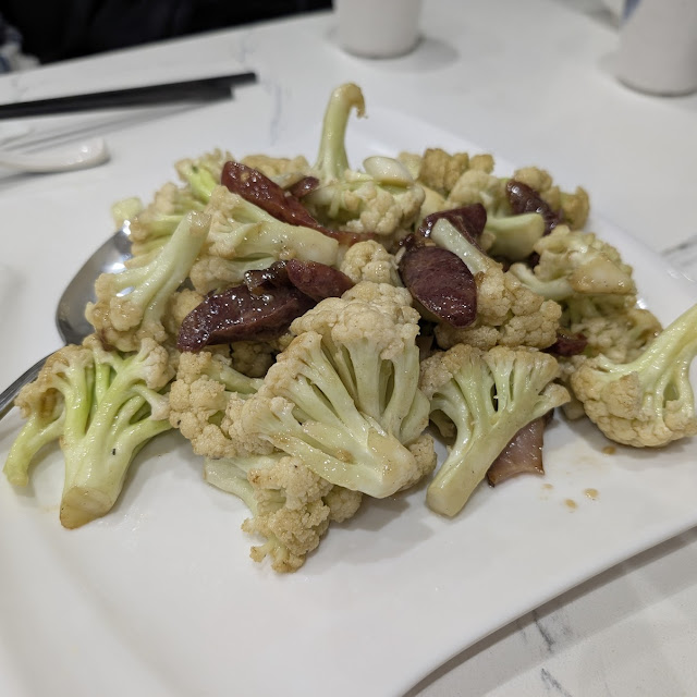 Sauteed Pork with Cauliflower