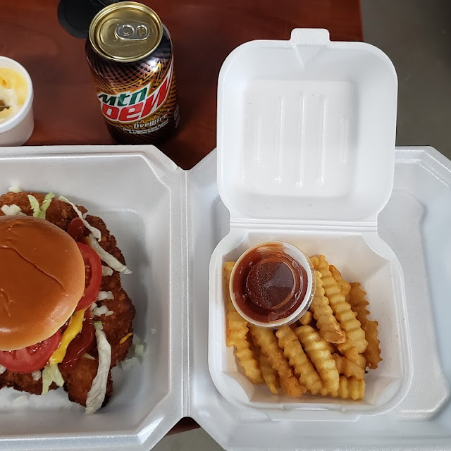 Tenderloin Sandwich with Side Dessert and Drink