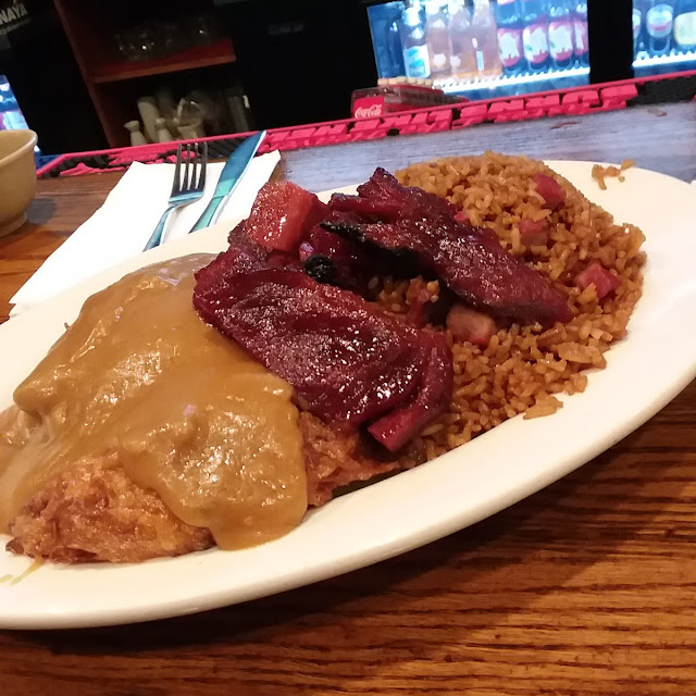 Pork Egg Foo Yung with Boneless Ribs