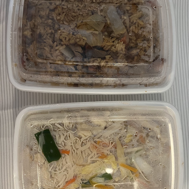 Chicken Mei Fun and Pork Fried Rice