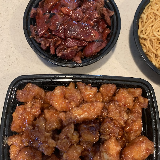 General TSO's Chicken Boneless Spare Ribs Lo Mein