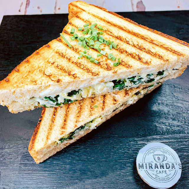 Spinach Artichoke Grilled Cheese