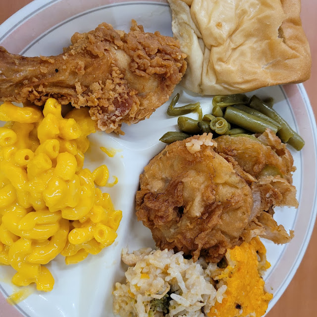Fried Chicken Fried Green Tomatoes Mac and Cheese Green Beans