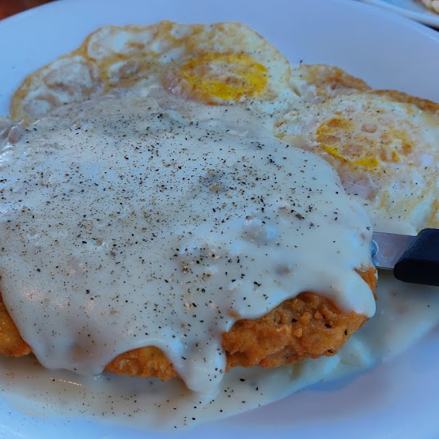Country Fried Steak and Two Eggs Choice from Above