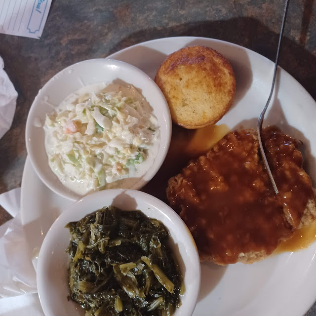 Country Fried Steak and 2 Veggie