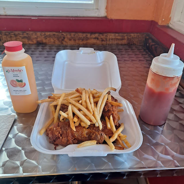 Pieces of Fried Chicken Dinner