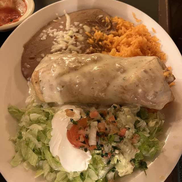 Shrimp Fajita Chimichanga