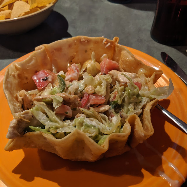 Taco Salad Fajita with Chicken