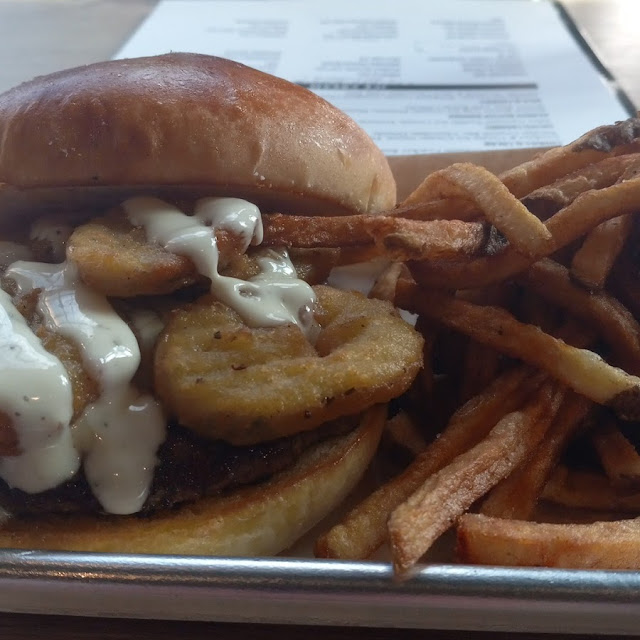 Fried Pickle with Mozzarella Cheese and Ranch