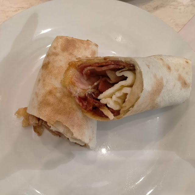 Egg and Bacon Wrap