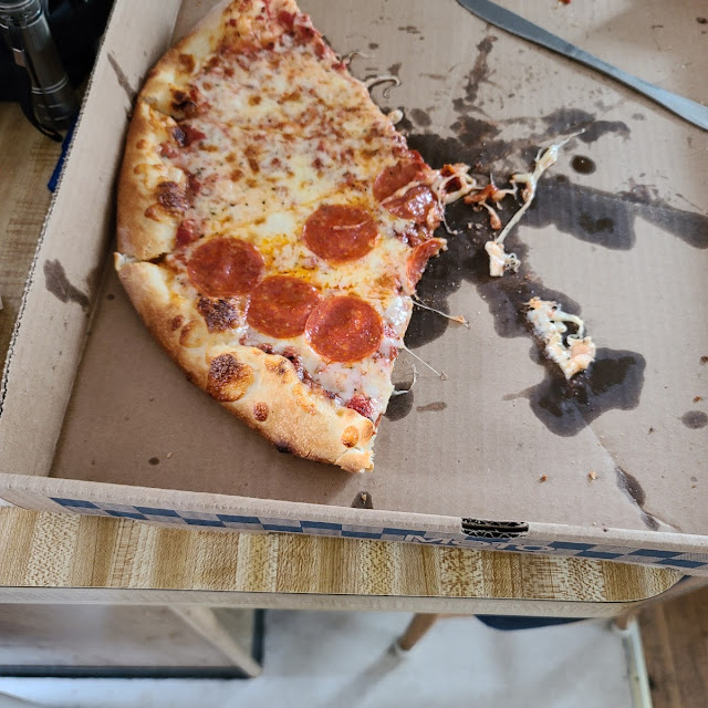 Half Cheese Half Pepperoni Pizza