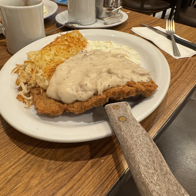 Country Fried Steak and Eggs