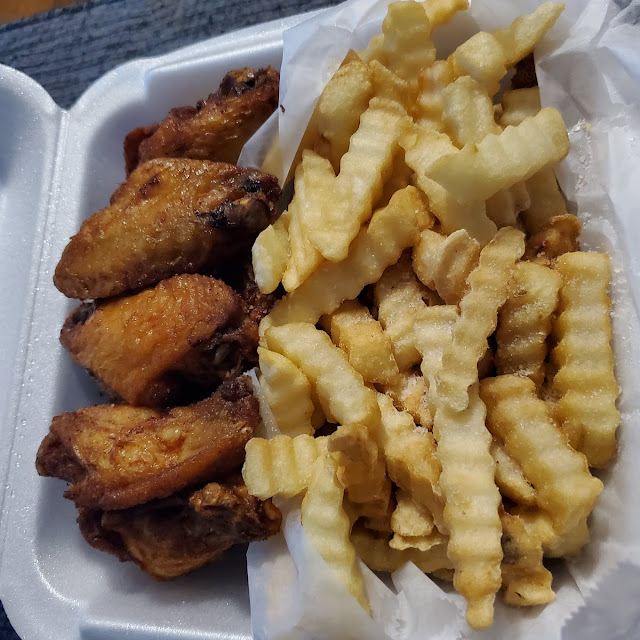 Chicken Wings and Fries