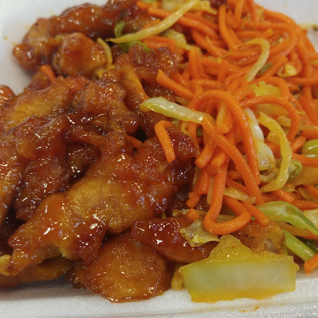 Orange Chicken Chow Main