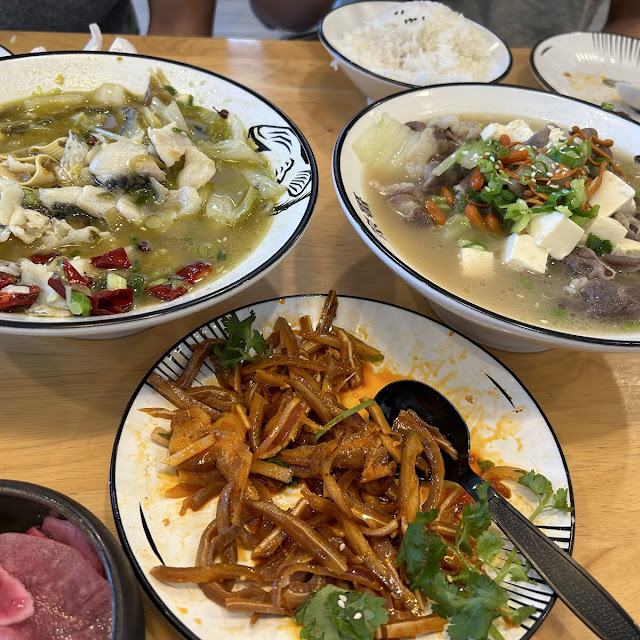 Signature Sauerkraut with Snakehead Fish Fillet Tufu Mushrooms with Beef