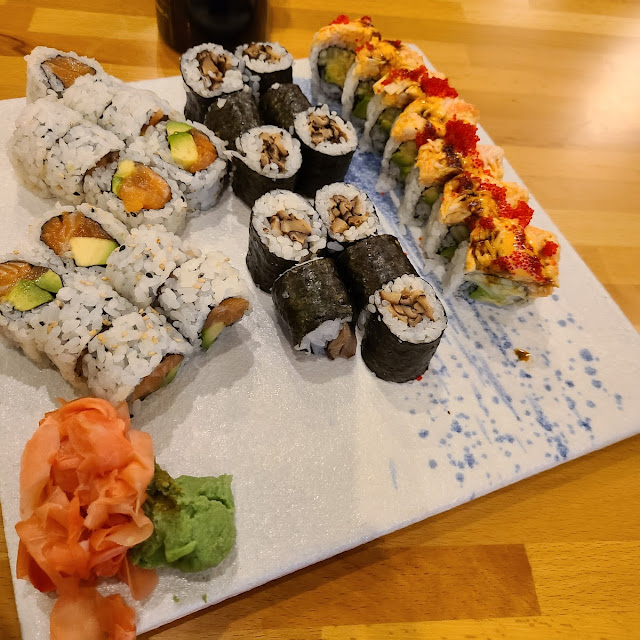 California Roll Tuna Roll Lobster Roll Shiitake Mushroom