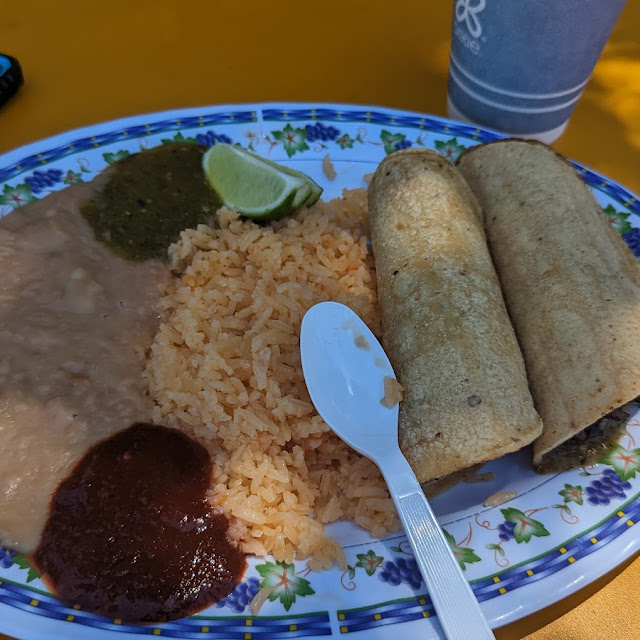 Tacos Beans and Rice
