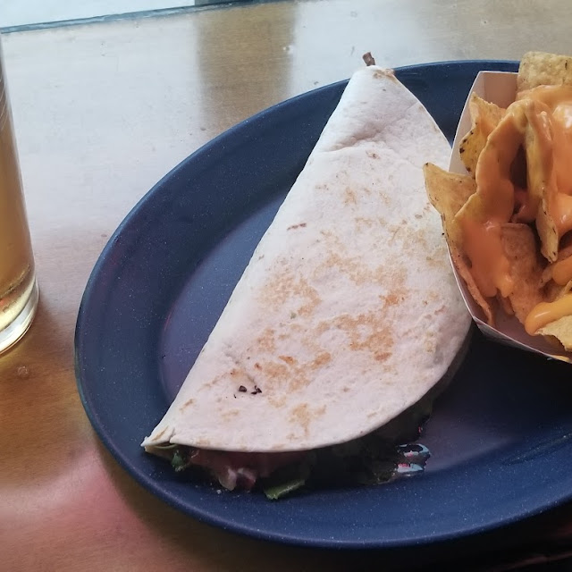 Taco and Nachos with Cheese