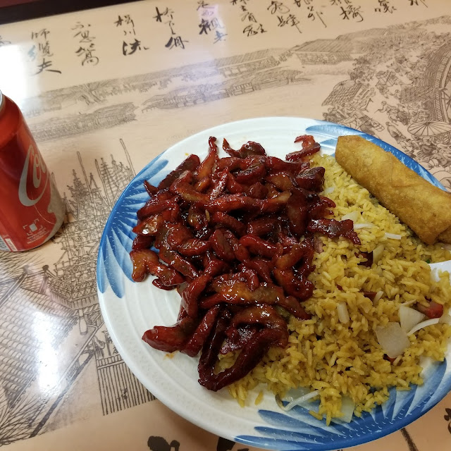 Boneless Spare Ribs and Pork Fried Rice Combo with Egg Roll