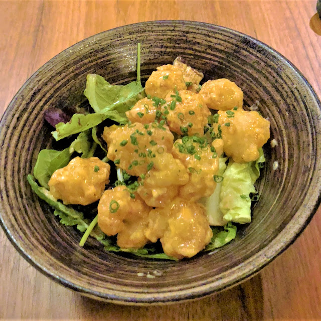 Rock Shrimp Tempura with Butter Ponzu or Creamy Spicy