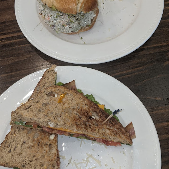 blt Sandwich and Chicken Salad Sandwich