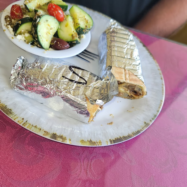 Shawarma Beef with Cucumber Salad