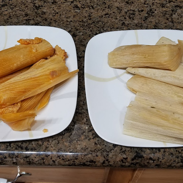 2 Eggs and 2 Tamales