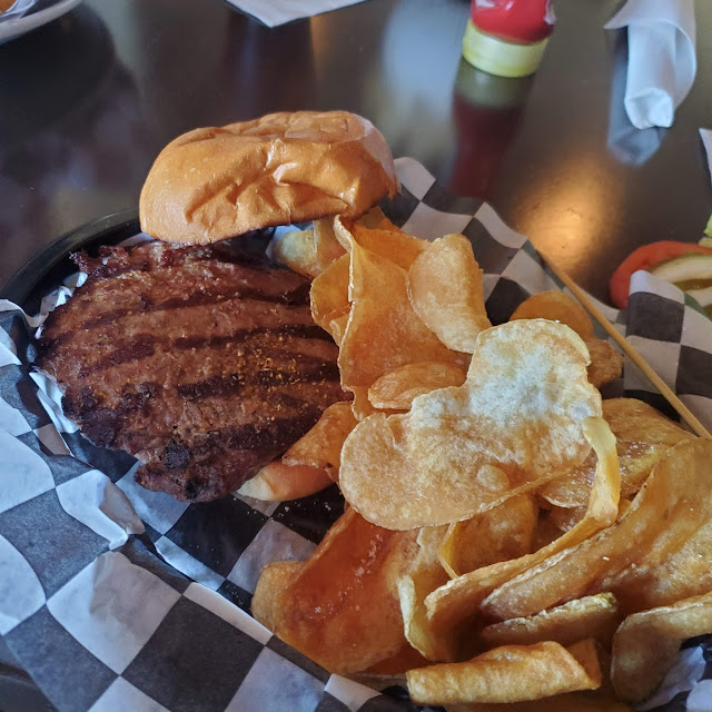 Hamburger and Chips