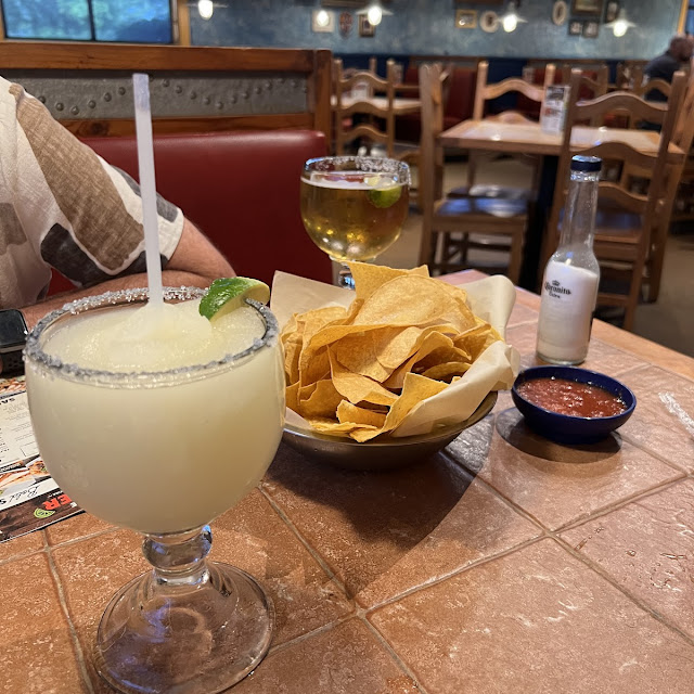 Chips and Salsa and a Margherita
