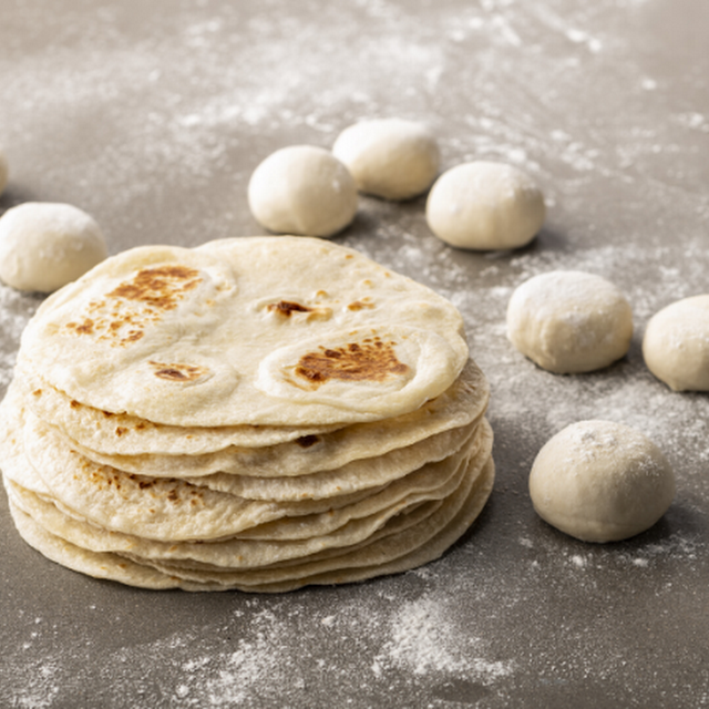 Our Flour-Tortillas Are Made Fresh Daily and Pressed Right Before We Bring Them to Your Table