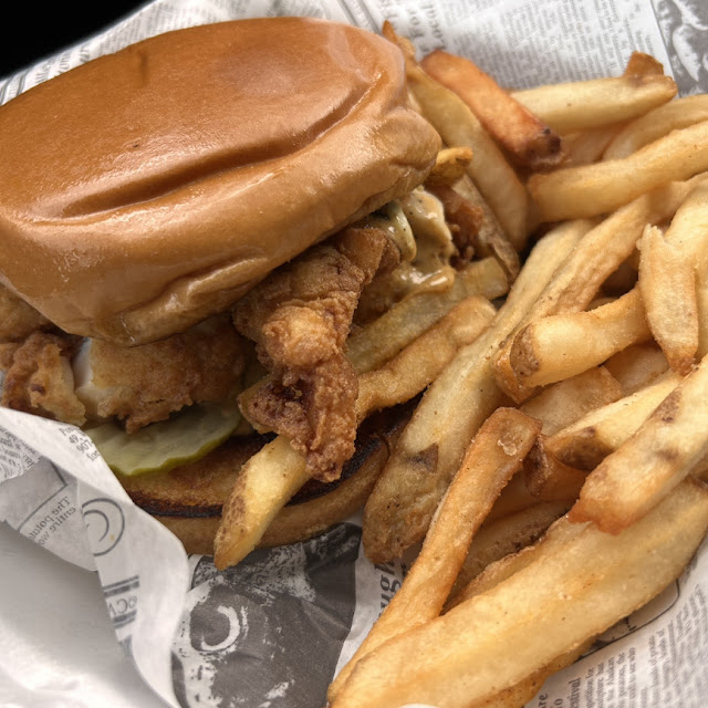 Fish Sandwich with Fries