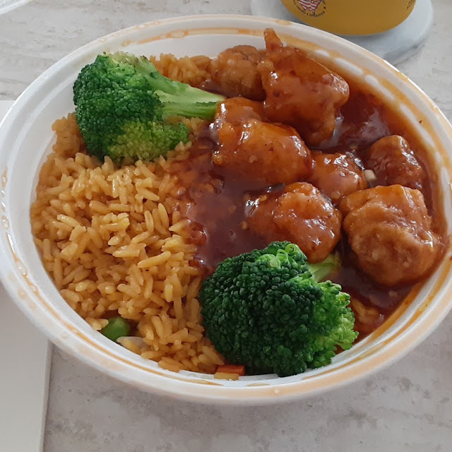 General TSO's Chicken with Fried Rice