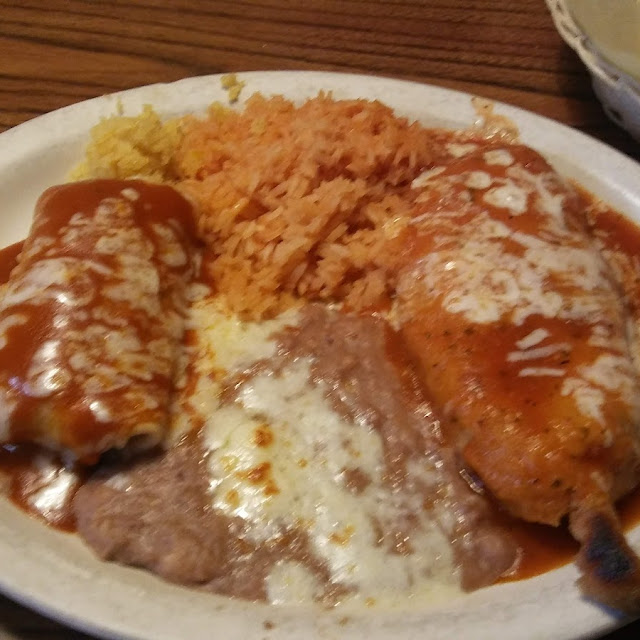 Chile Relleno and Burrito Combo